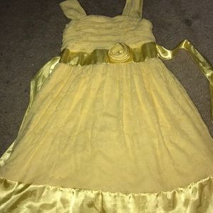 A kids lace dress in decent quality